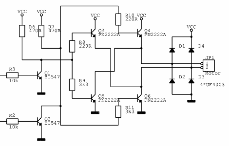 Motorpot driver schematic