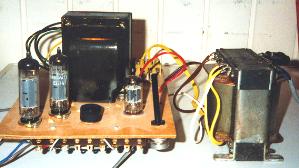 EL84 Amp, top view